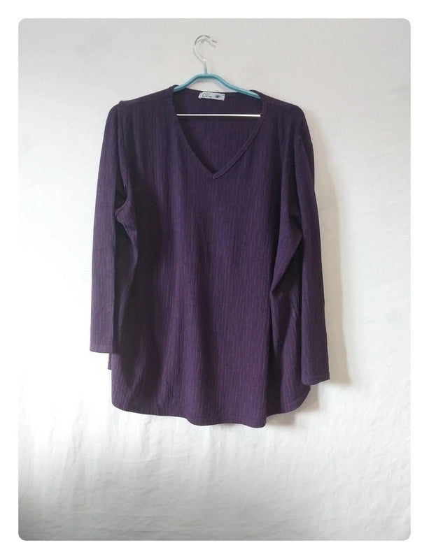 Tee-shirt manche longue grande taille Cline