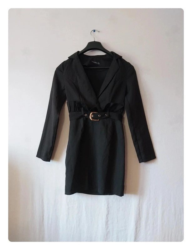 Robe noir PrettyLittleThing Taille XXS