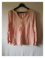 Blouse rose légère