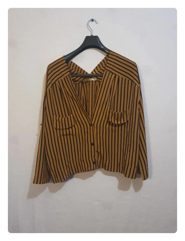 Chemisier avec bandes