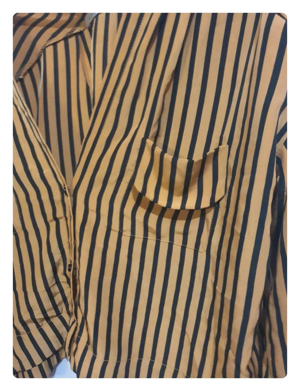 Chemisier avec bandes