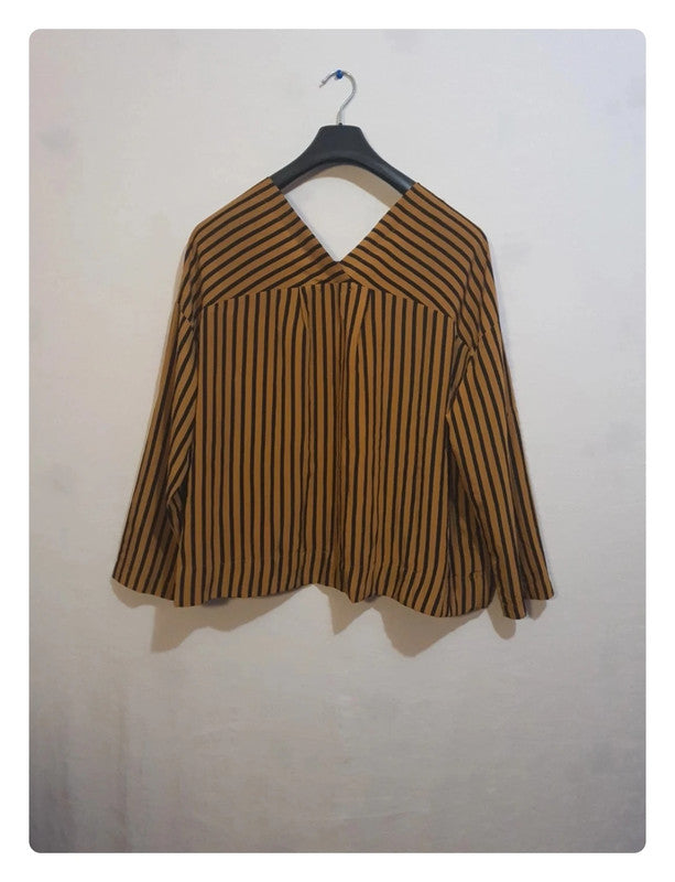 Chemisier avec bandes