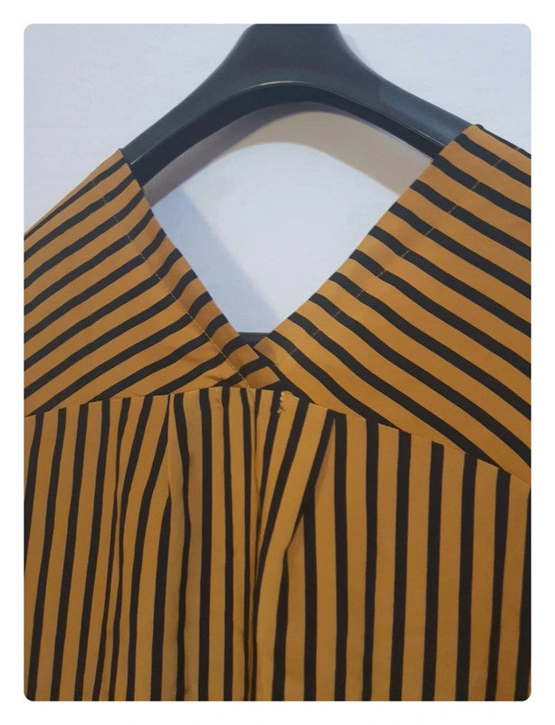 Chemisier avec bandes