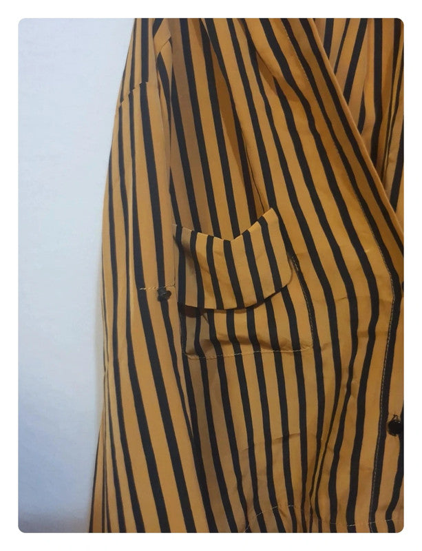 Chemisier avec bandes