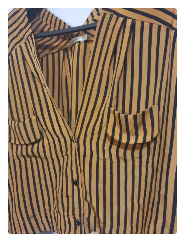 Chemisier avec bandes