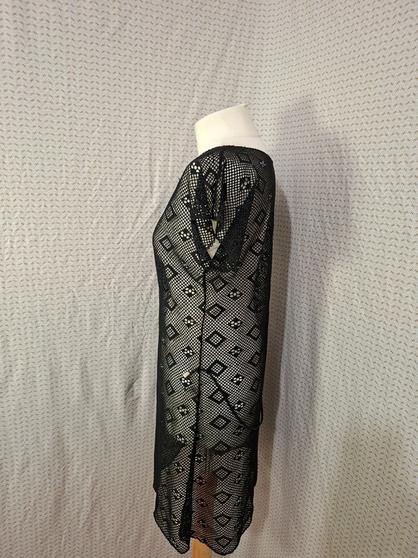 Robe troué avec ceinture Mademoiselle-Élégance Taille L