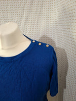 T-shirt bleu Taille S