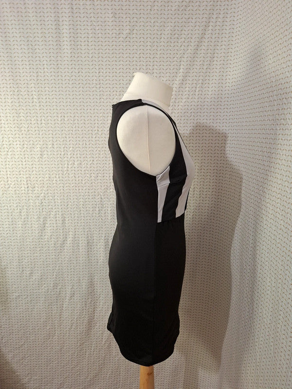 Robe noir et blanche Mademoiselle-Élégance Taille S