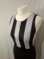 Robe noir et blanche Mademoiselle-Élégance Taille S