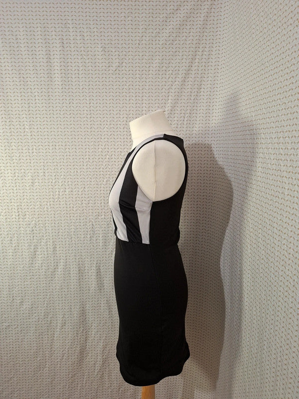 Robe noir et blanche Mademoiselle-Élégance Taille S