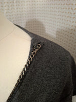 Robe grise Mademoiselle-Élégance Taille M