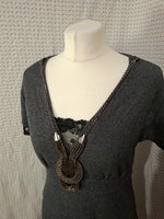 Robe grise Mademoiselle-Élégance Taille M