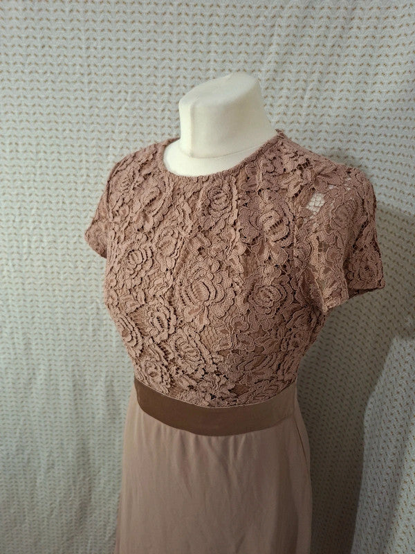 Robe beige Mademoiselle-Élégance Taille M