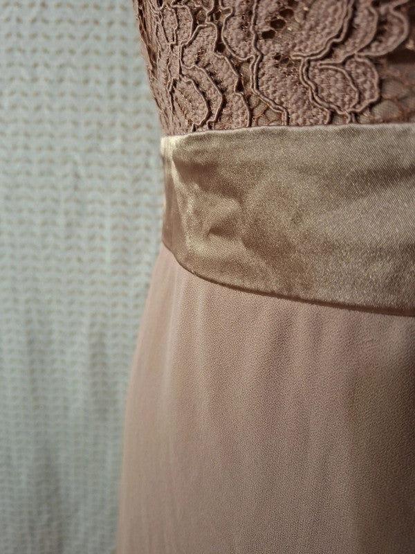 Robe beige Mademoiselle-Élégance Taille M