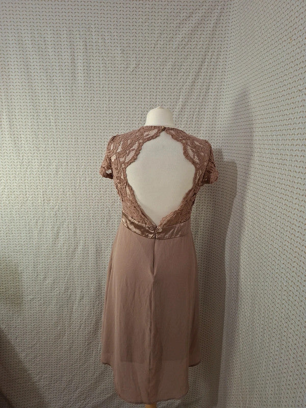 Robe beige Mademoiselle-Élégance Taille M