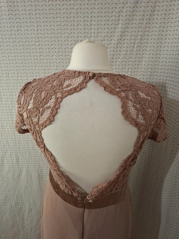 Robe beige Mademoiselle-Élégance Taille M