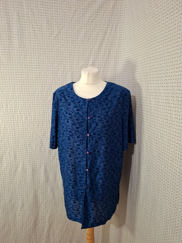 Chemisier bleu Canda Taille 3XL