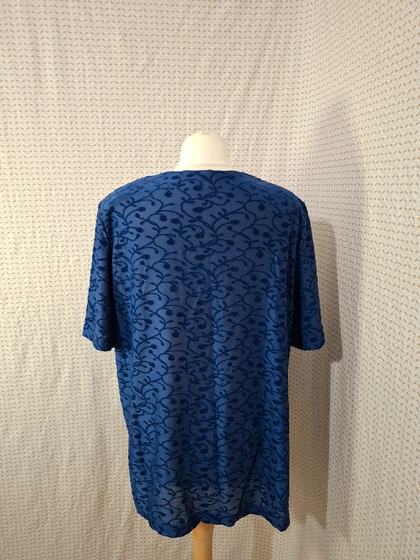 Chemisier bleu Canda Taille 3XL