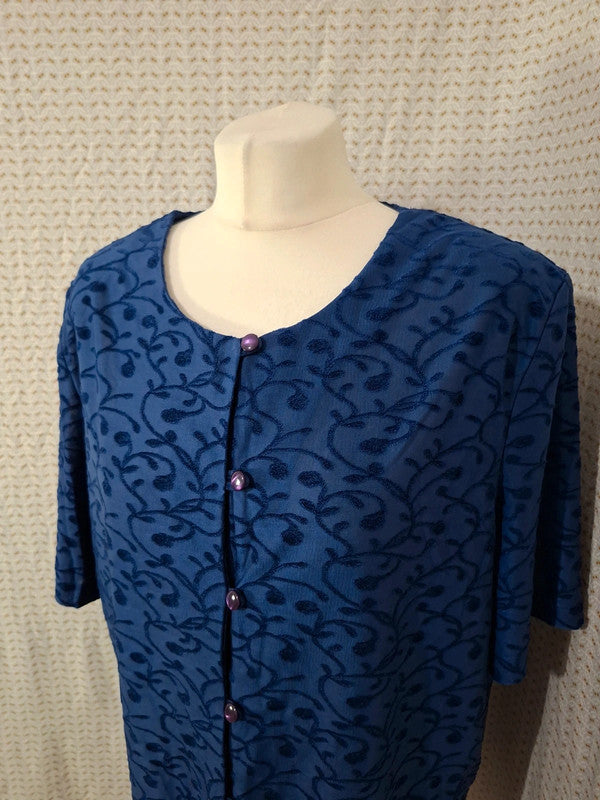 Chemisier bleu Canda Taille 3XL