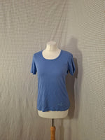 T-shirt bleu Perlarara Taille M