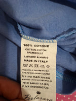 T-shirt bleu Perlarara Taille M