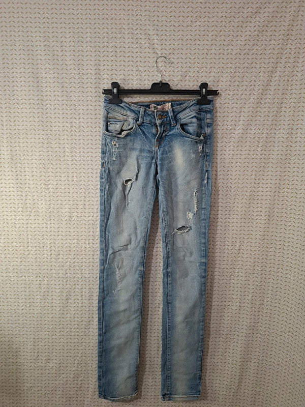Jeans troué bleu Denim Taille XS