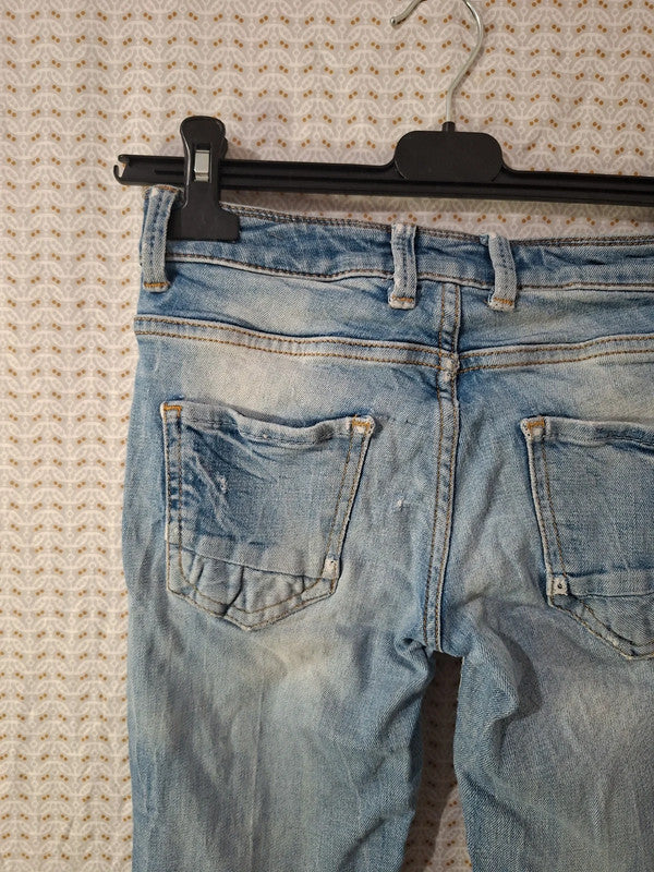 Jeans troué bleu Denim Taille XS