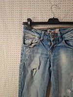 Jeans troué bleu Denim Taille XS