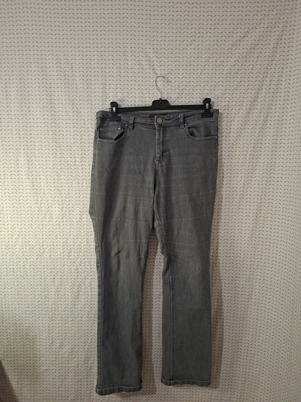 Jeans gris Burton of London Taille XL