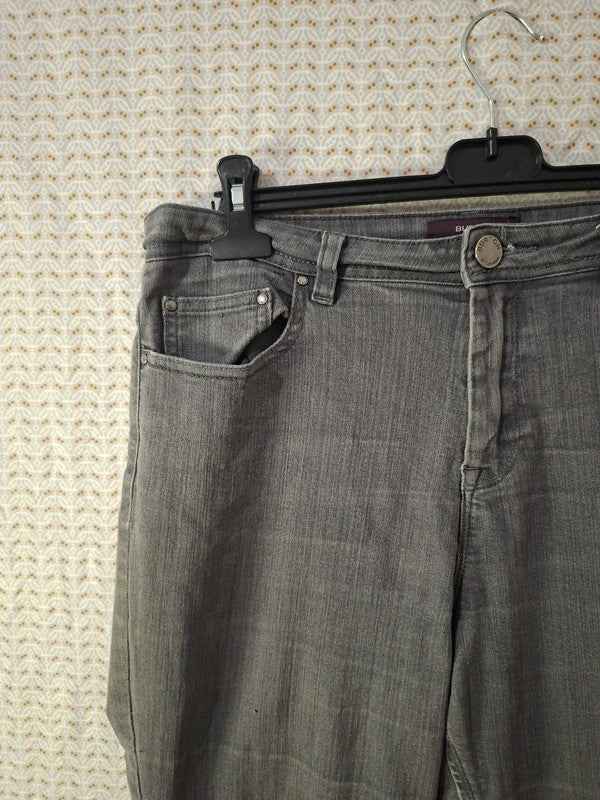 Jeans gris Burton of London Taille XL