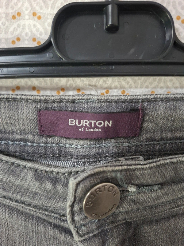 Jeans gris Burton of London Taille XL