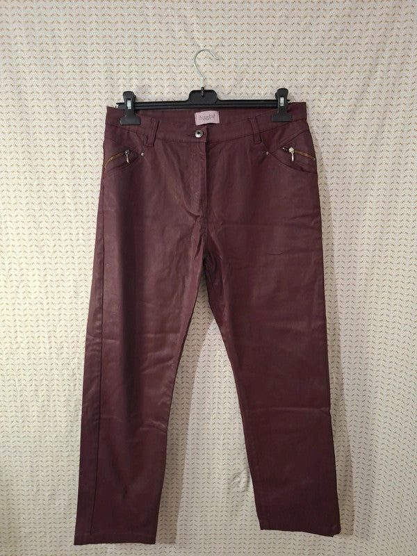 Jeans rouge bordeaux Antonelle Taille 2XL