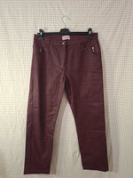 Jeans rouge bordeaux Antonelle Taille 2XL