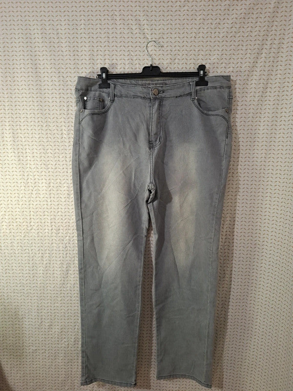 Pantalon gris Lhaodj Taille 5XL