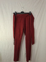 Pantalon rouge Mademoiselle-Élégance Taille XS
