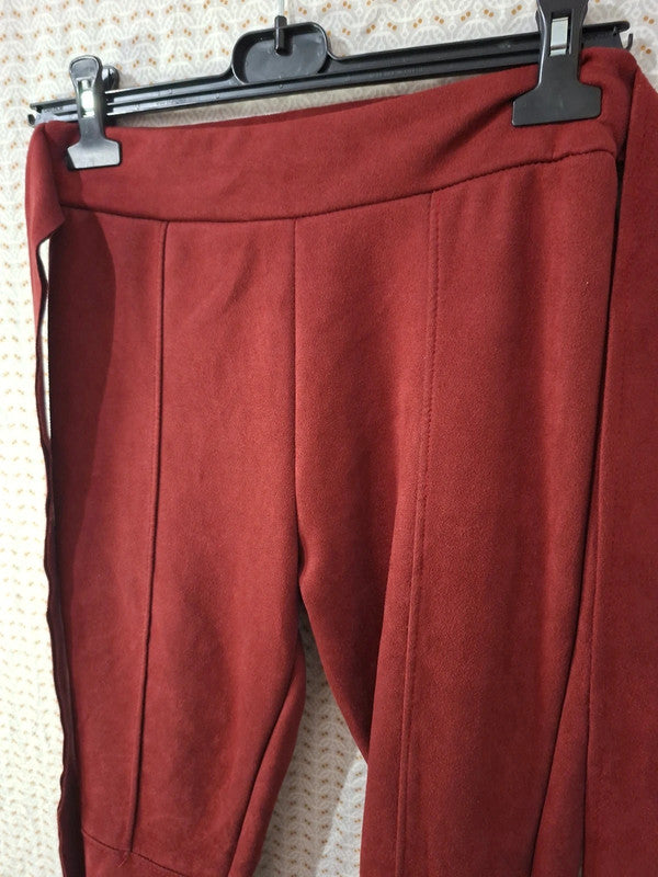 Pantalon rouge Mademoiselle-Élégance Taille XS