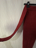 Pantalon rouge Mademoiselle-Élégance Taille XS