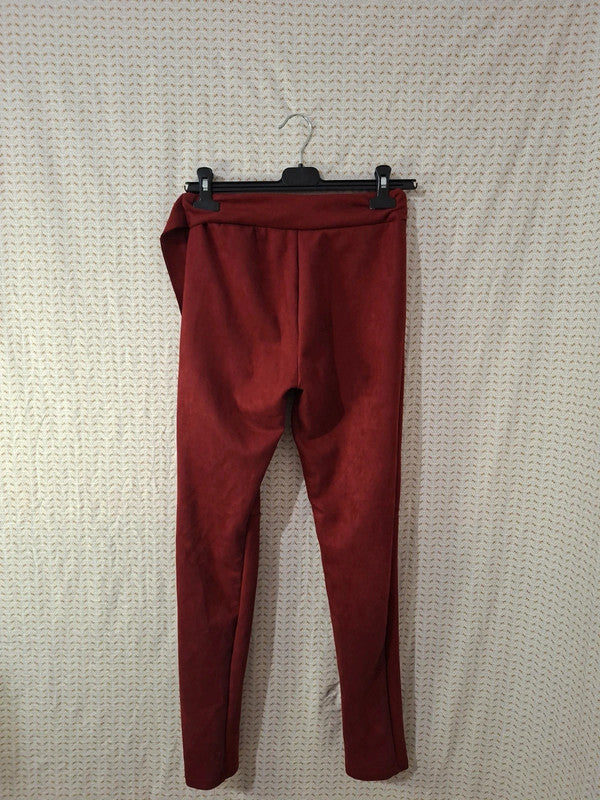 Pantalon rouge Mademoiselle-Élégance Taille XS