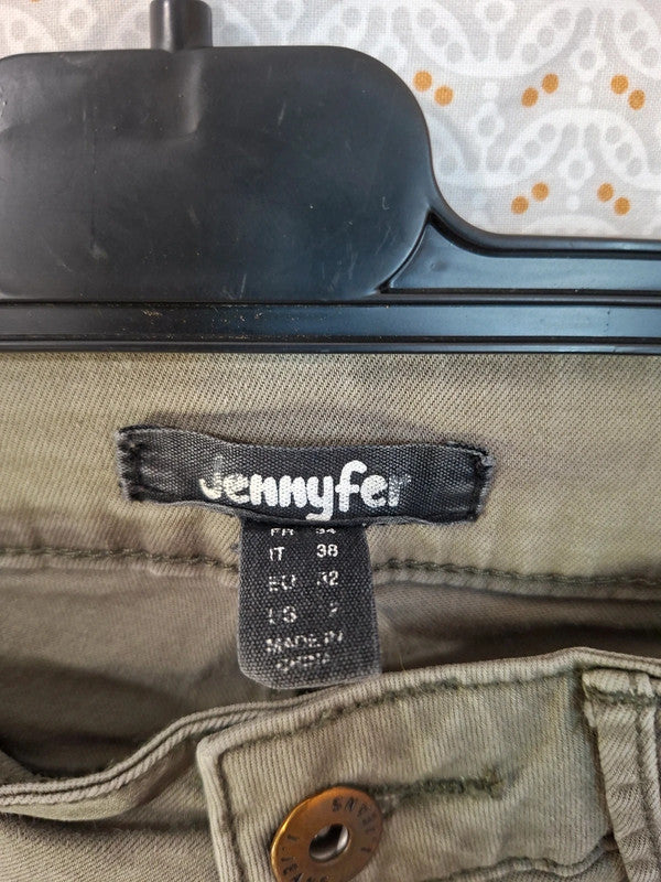 Jeans vert Jennyfer Taille XS