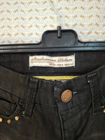Jeans noir troué Stradivarius Deluxe Taille XS