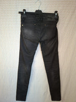 Jeans noir troué Stradivarius Deluxe Taille XS