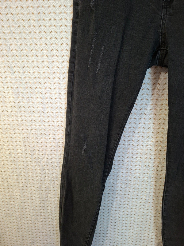 Jeans noir troué Denim & Co Taille S