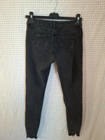 Jeans noir troué Denim & Co Taille S