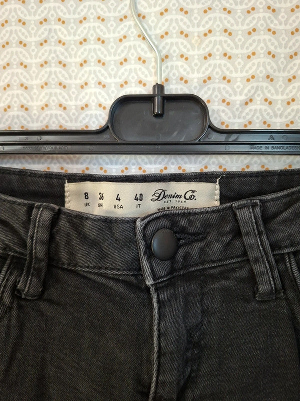 Jeans noir troué Denim & Co Taille S
