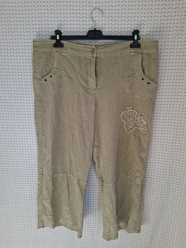 Pantalon vert Tissaia 3XL