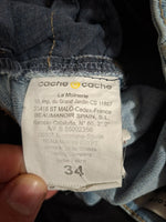 Short en jean bleu Cache Cache Taille XS