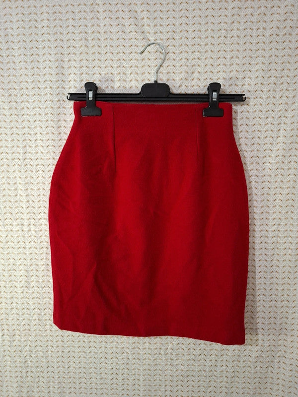 Jupe rouge Mademoiselle-Élégance Taille S