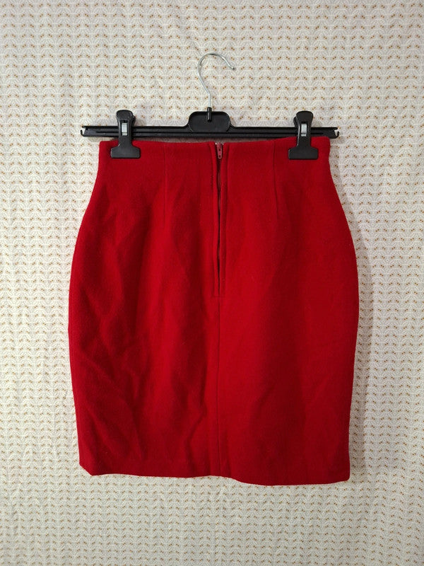 Jupe rouge Mademoiselle-Élégance Taille S