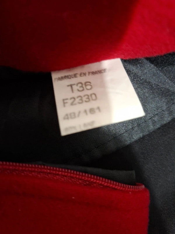 Jupe rouge Mademoiselle-Élégance Taille S