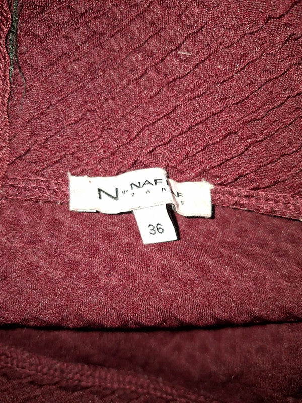 Jupe rouge bordeaux NafNaf Taille S